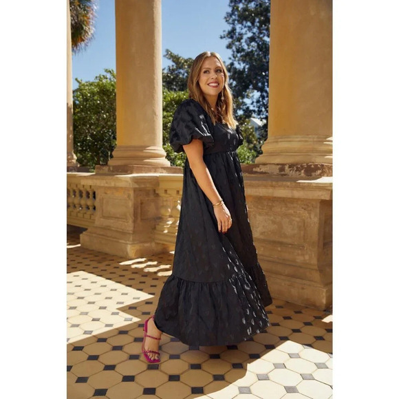 NWT Crosby by Mollie Burch Lady Day Dress in Dancing Hearts Size Medium - Picture 1 of 16